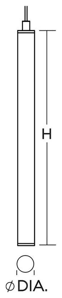 Eli Six Pendant, 54W 120, 277V, Black