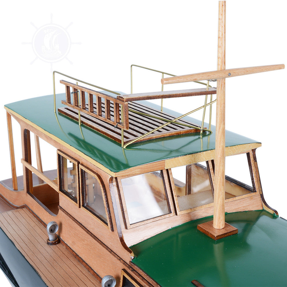 Hemingway Pilar Fishing Boat Wooden Handcrafted boat model