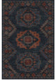 Reverie Hearth Area Rug, Deep Blue, 6'x9'