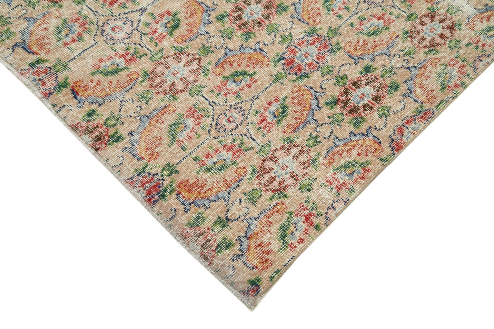 Rug N Carpet - Hand-knotted Anatolian 5' 0'' x 8' 1'' Antique Vintage Rug