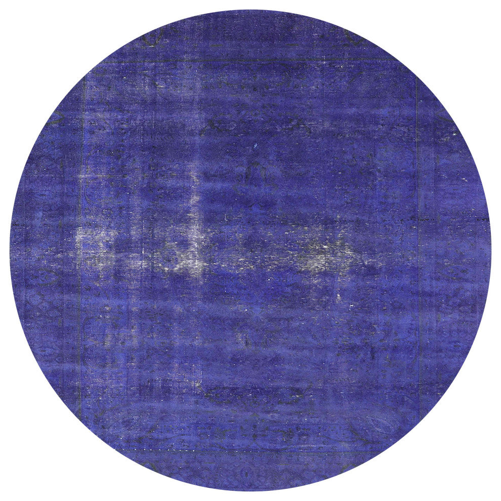 Ahgly Company Indoor Round Mid-Century Modern Area Rugs, 6' Round