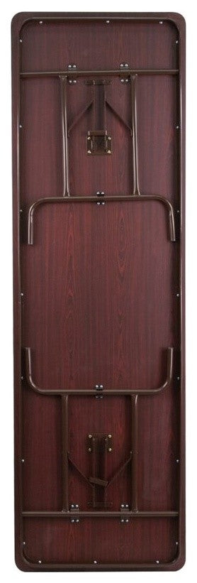 30x96 Mahogany Wood Fold Table