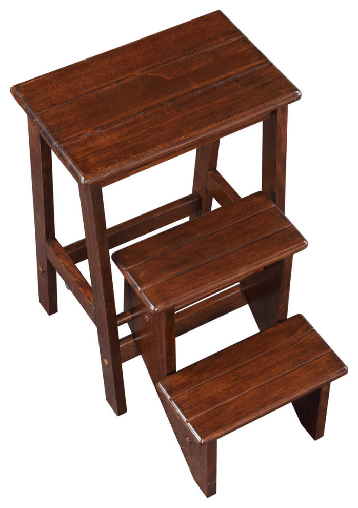 24" Step Stool, Cappuccino