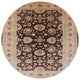 Ahgly Company Indoor Round Mid-Century Modern Area Rugs, 5' Round