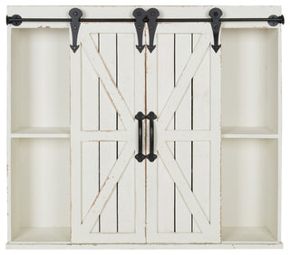 Shows the full cabinet with doors closed, front-facing, on a white background.