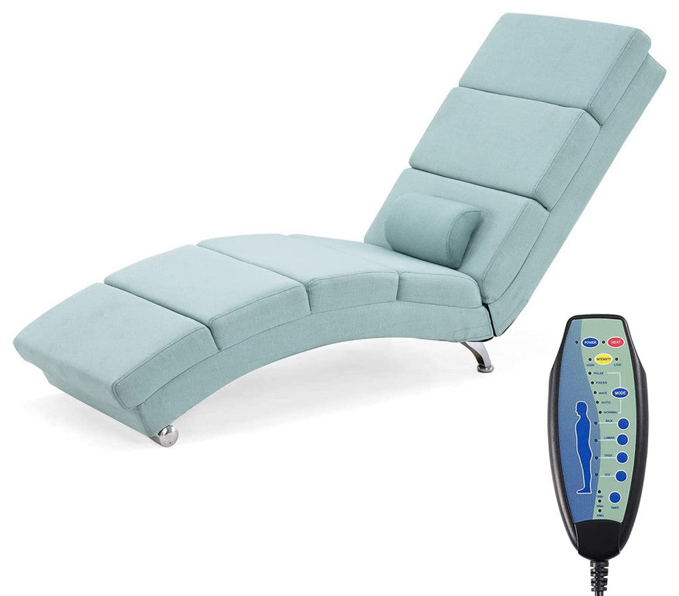 Electric Recliner Heated Massage Chaise Lounge Chair