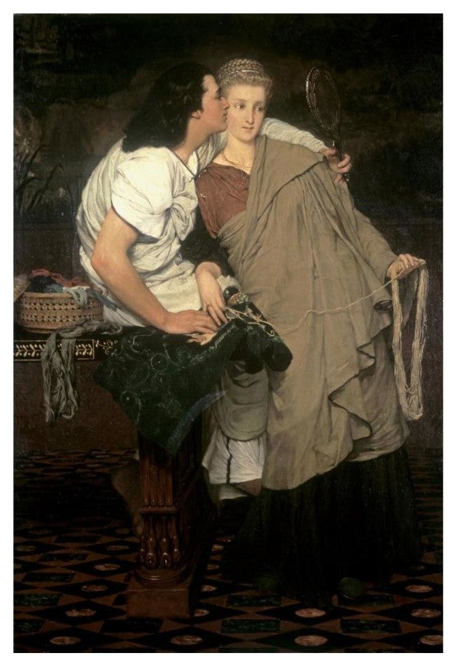 "The Honeymoon (Reign of Augustus)" Print by Sir Lawrence Alma-Tadema, 17"x24"