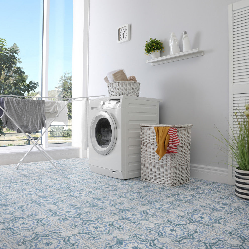 Klinker Alcazar Quarry Floor and Wall Tile, Petunia