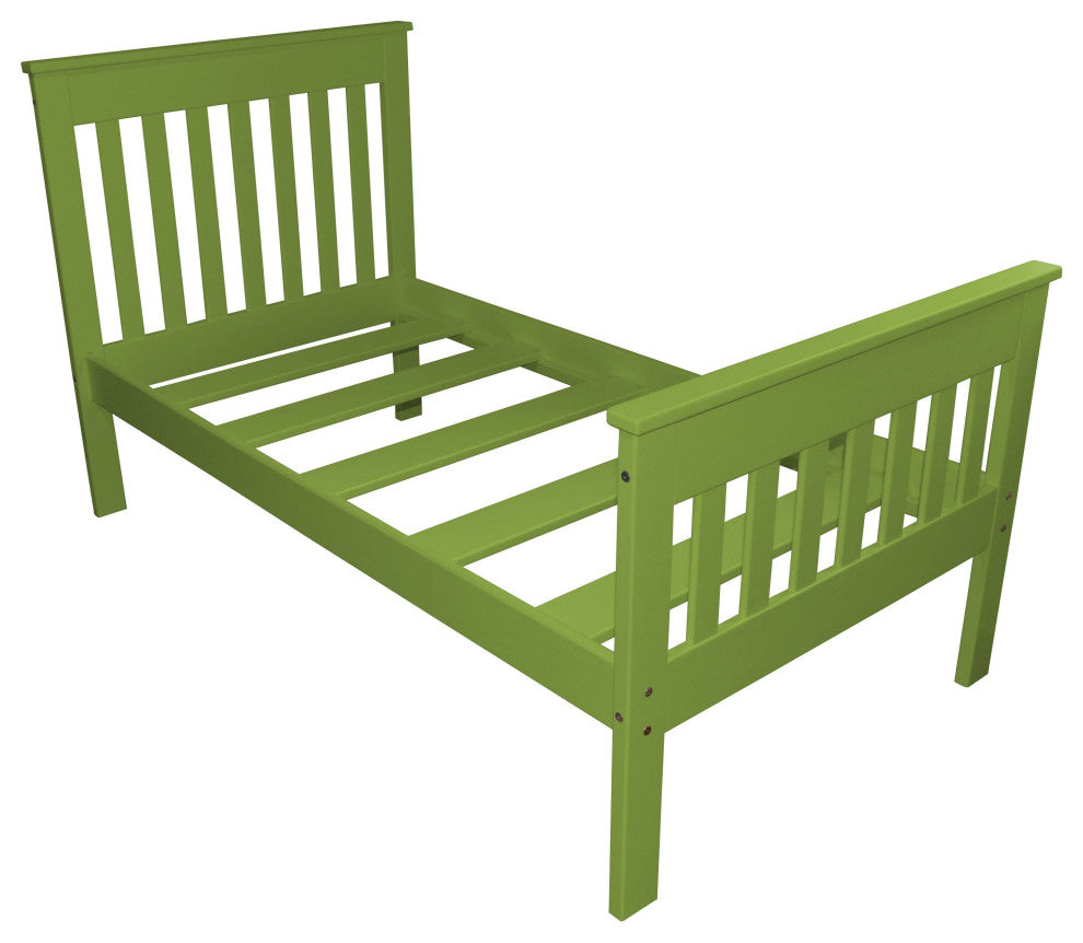 Harmony Bed, Lime Green, Twin Xl