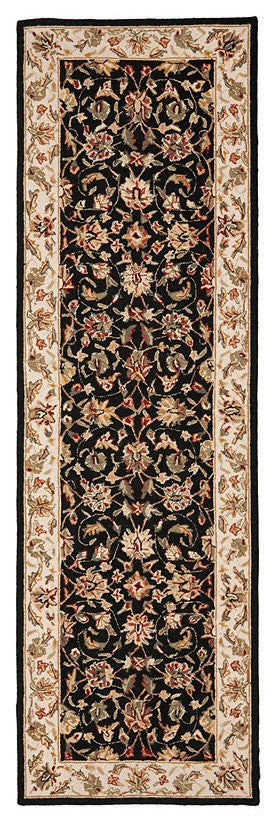 Safavieh Chelsea Hk78A Rug, Black, 3'0"x10'0" Runner