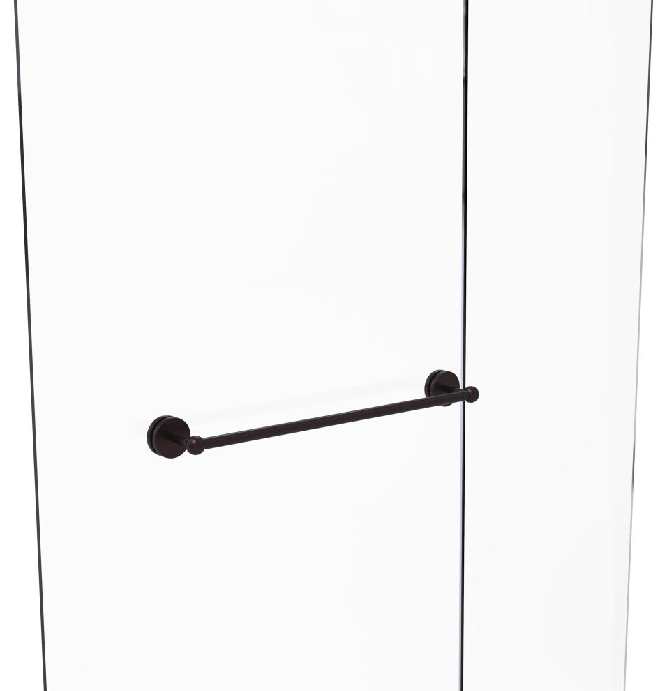 Prestige Skyline 24" Shower Door Towel Bar, Antique Bronze