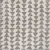 Aisha Moroccan Triangle Geometric Cream/Gray 6' Square Area Rug