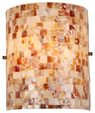 SHELLEY Mosaic 1 Light Wall Sconce 8.3inches Wide