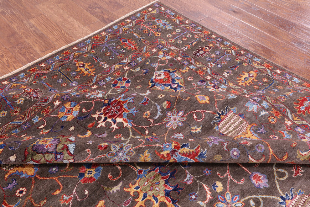 Persian Tabriz Handmade Wool Rug 8' 11" X 11' 10" Q9794