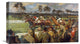 "Racing, Hoppe-Garden, Berlin" Stretched Canvas Giclee by Berlin School, 22"x13"