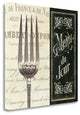 "French Menu II" By Pela Studio, Giclee Print on Gallery Wrap Canvas
