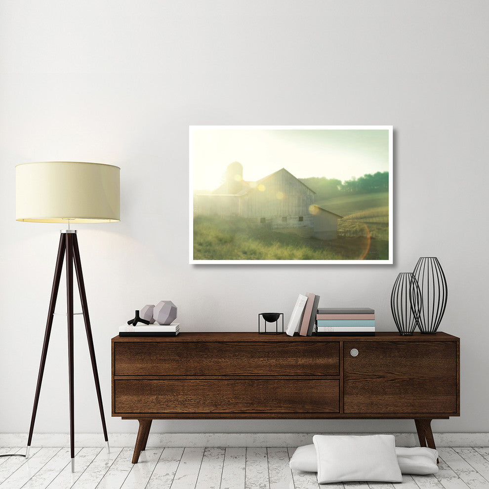 "Farm Morning II" Digital Paper Print by Sue Schlabach, 50"x34"