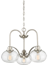 Trilogy 3-Light Chandelier, Brushed Nickel
