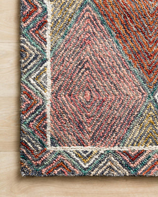 Loloi II Spectrum Blue/Red, Multi/Pink, 2'-3" X 3'-9"