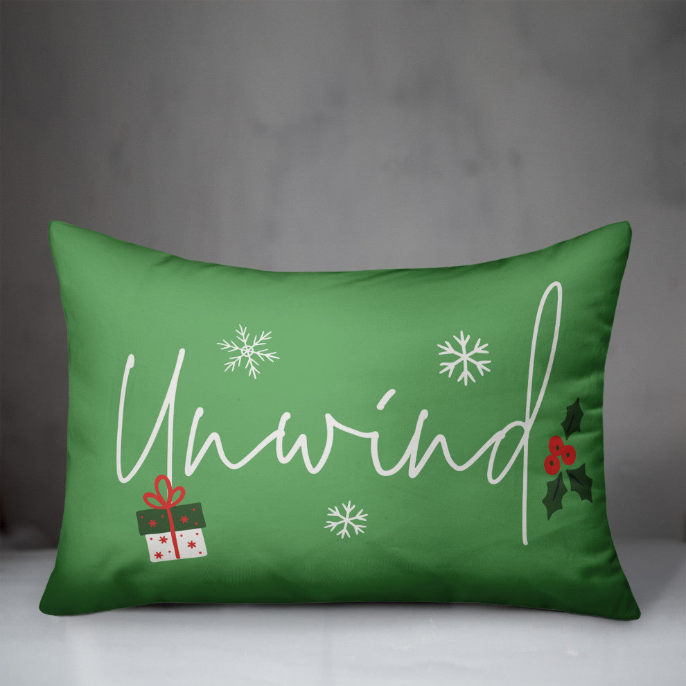 Light Green Unwind 20x14 Spun Poly Pillow