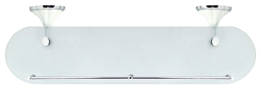 MODONA's 20" Frosted Glass Shelf Flora Series
