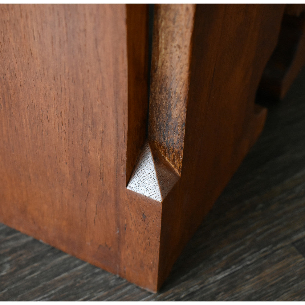 Mission Oak Tabouret Side Table -Michael''s Cherry (MC1)