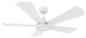 CARRO 52'' Smart Voice Control Ceiling Fan With Remote and Dim LED Lights, White