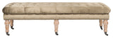 Safavieh Barney Tufted Bench, Antique Sage