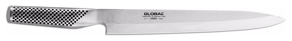 Global Classic Stainless Steel Yanagi Sashimi Knife, 10"
