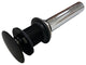 Kingston Brass Push Pop-Up Drain without Overflow, Matte Black