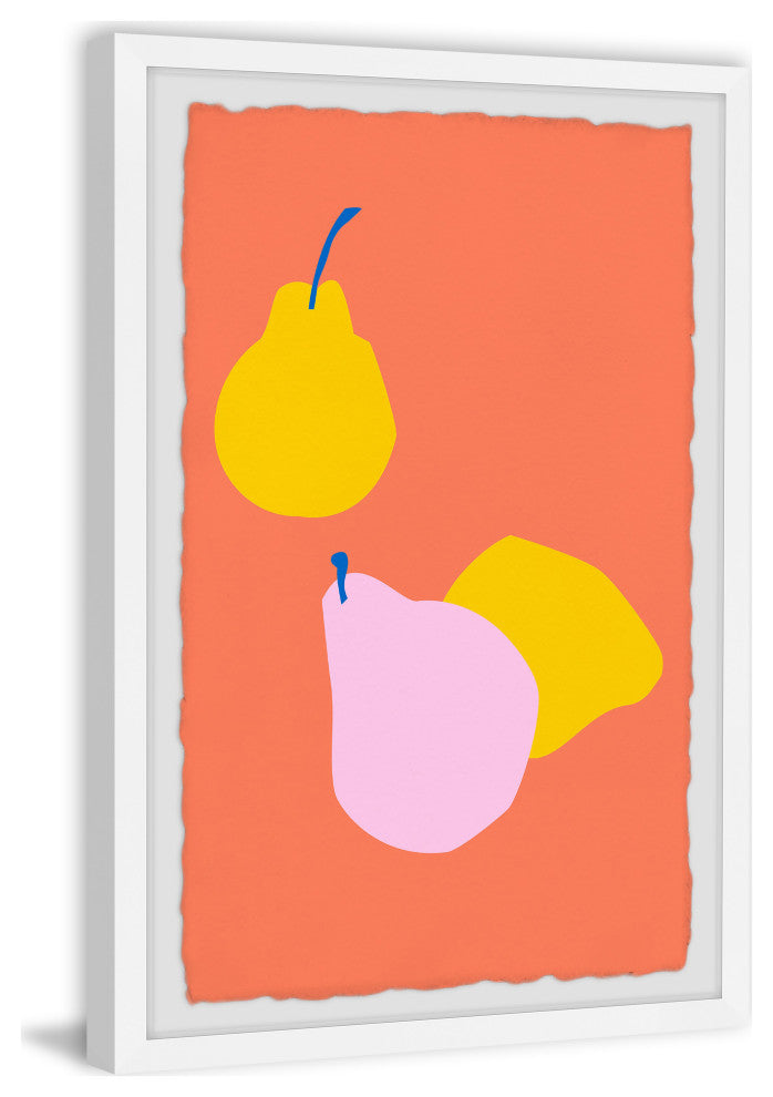 "Juicy Pears" Framed Painting Print, 8x12