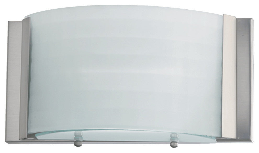 1-Light Halogen Wall Mount, Satin Nickel