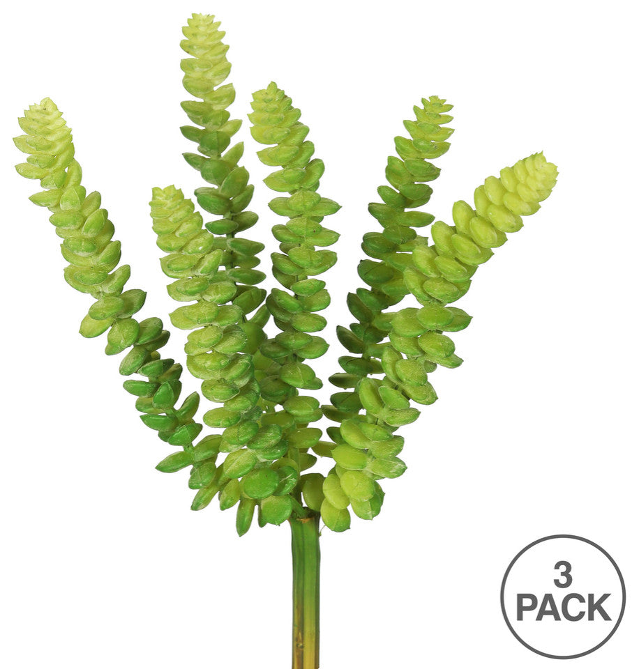 Vickerman Fa170201 10" Artificial Soft Plastic Green Mini Plants