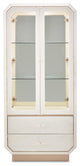 La Rachelle Display Cabinet with LED Lighting - Champagne