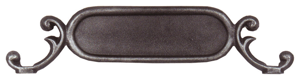 Art Nuevo Top Mount Address Plaque, Copper