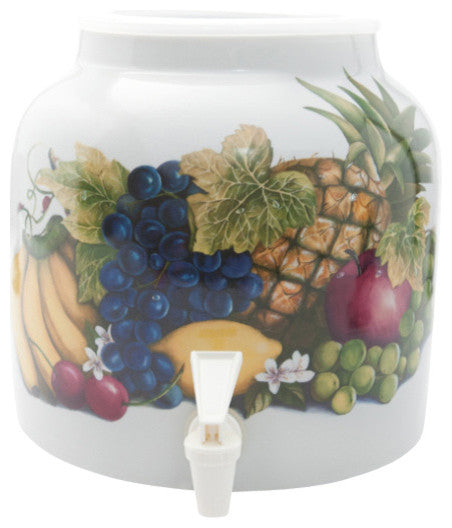 Goldwell Designs Banana and Fruits Design Water Dispenser Crock