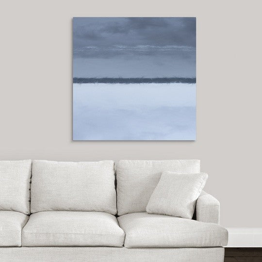 "When the Snows Come" Wrapped Canvas Art Print, 35"x35"x1.5"