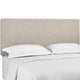 Taylor Full / Queen Upholstered Linen Fabric Headboard Beige