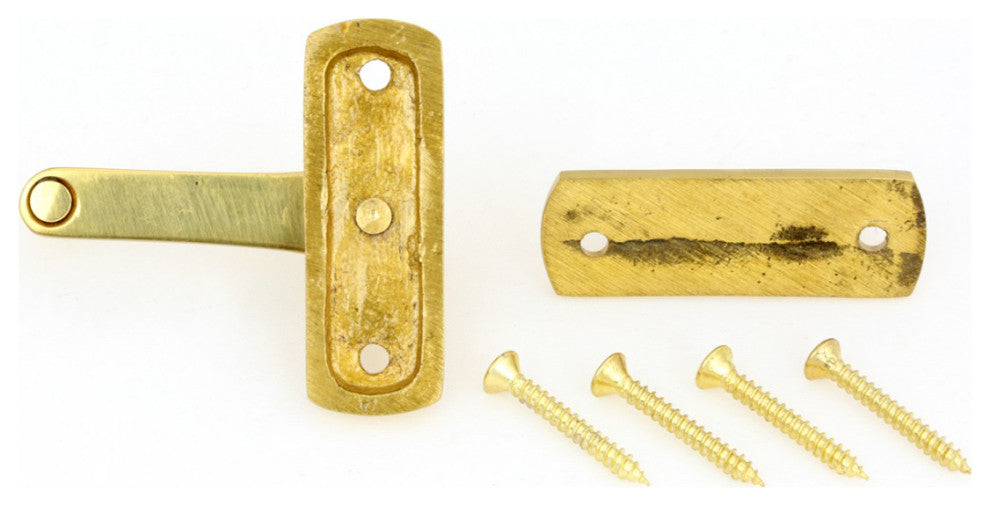 Brass Cabinet Door Latch with Mounting Hardware Door Lock Renovators Supply