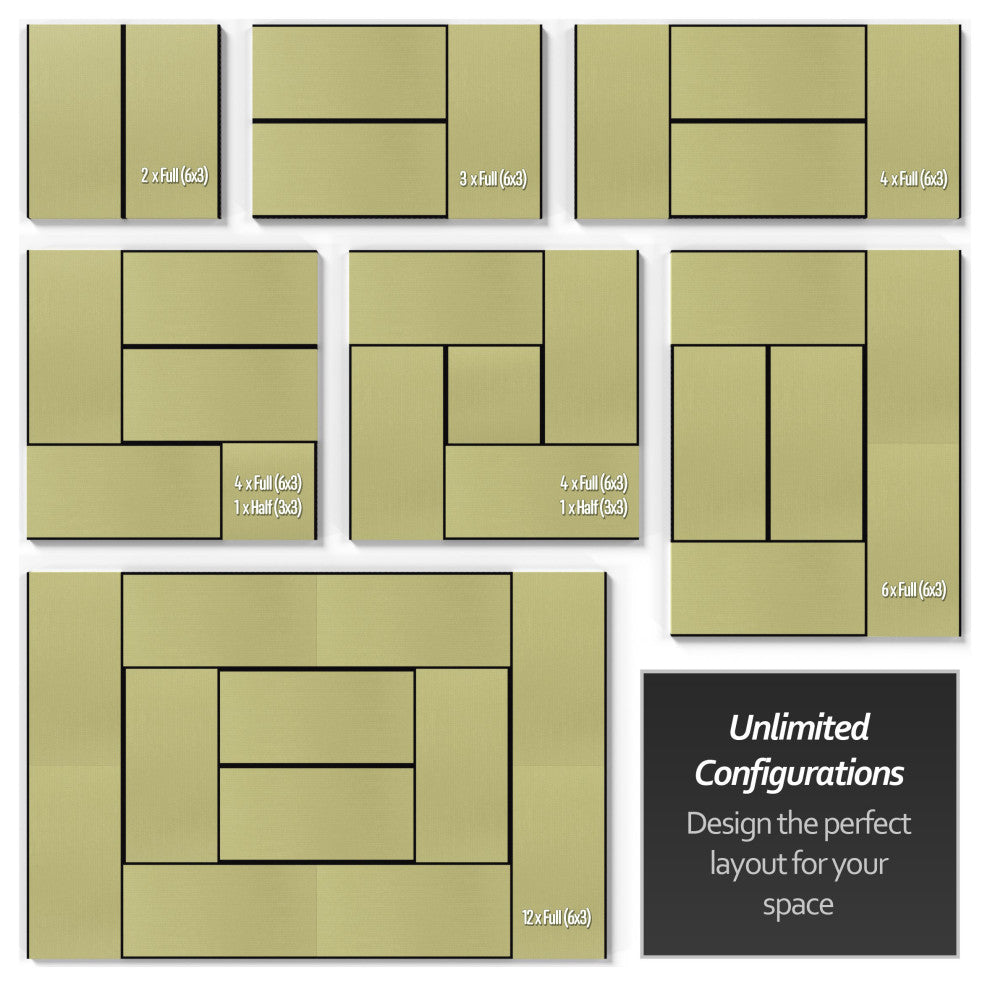 3'x3' Half Size Fiber Fill Tatami Mat