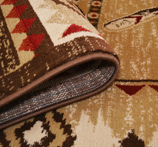 American Destination River Camp Lodge Area Rug, 2'3"x7'7"