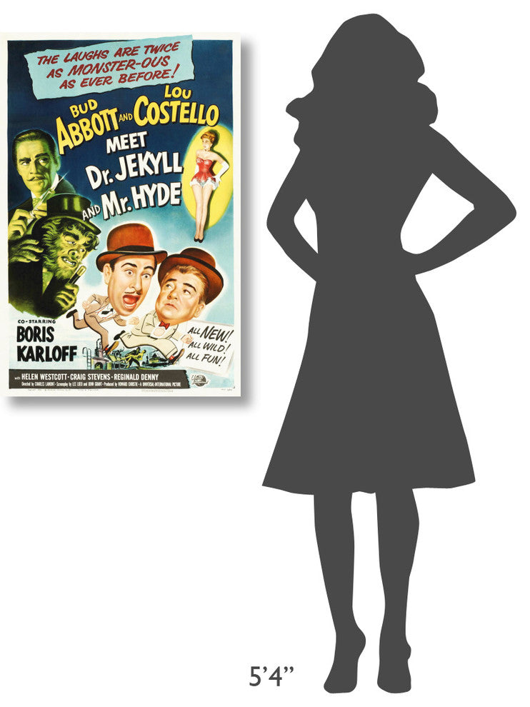 Abbott and Costello, Meet Dr, Jekyll And Mr, Hyde, 01, 24x36