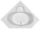 Drop, Soaking Bath Biscuit 59x59x18.75