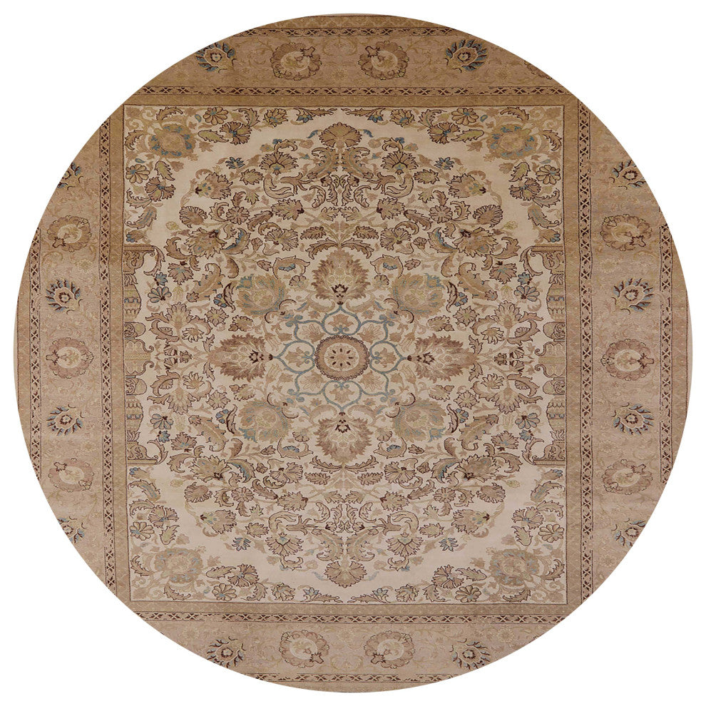 Ahgly Company Indoor Round Mid-Century Modern Area Rugs, 8' Round
