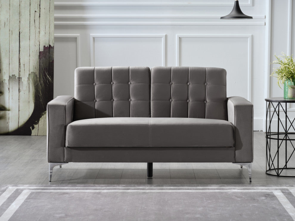 Hemera Love Seat, Vika Gray