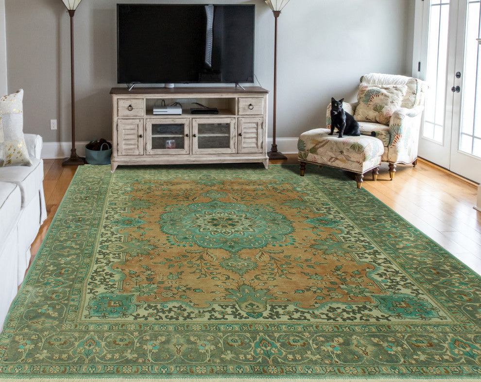 Fine Vintage Distressed Cordero Rust Rug