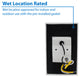 STW Series Vertical Wet Location LED Step Light, White