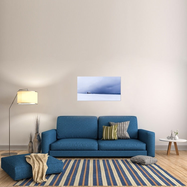 "Hunting Cabin" Stretched Canvas Giclee by Asmund Kvaernstrom, 40x22"