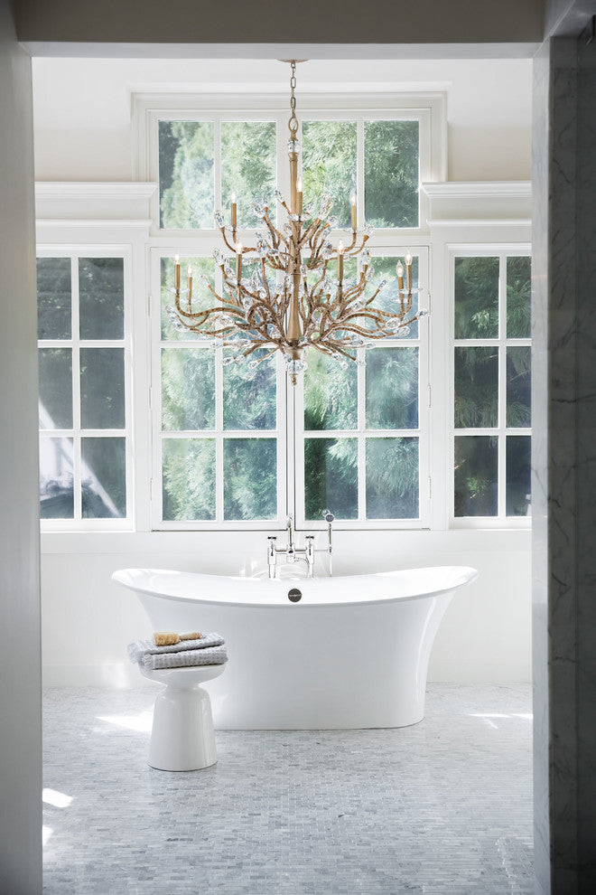 Fredrick Ramond Eve Large Two Tier, Champagne Gold