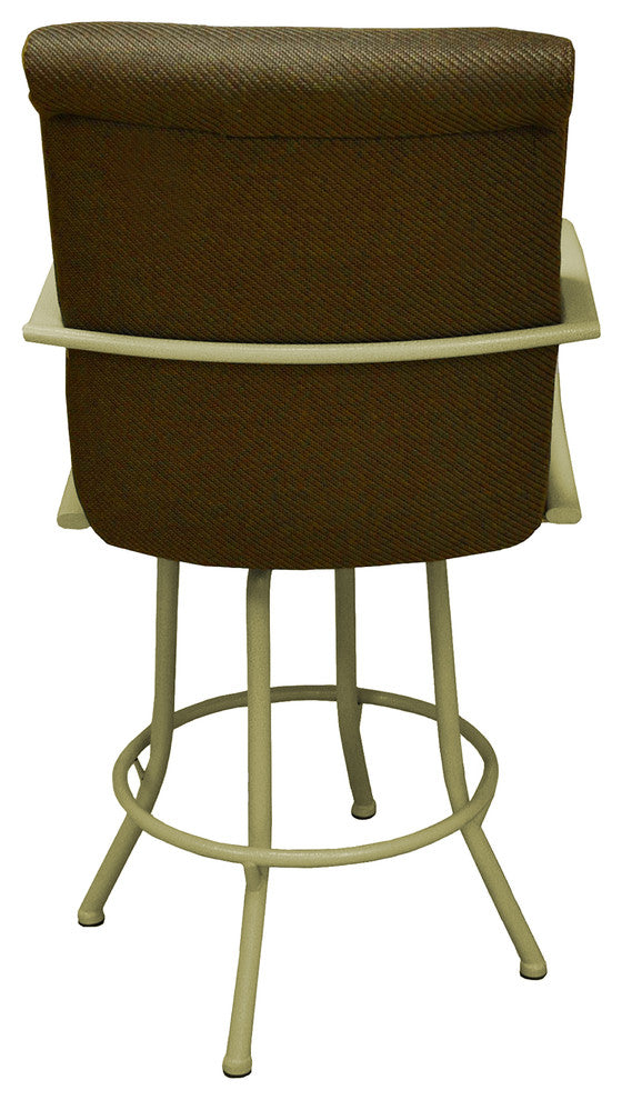 Negev Brown Beige Frame Bar Stool, 30"